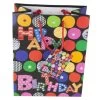 Geschenktasche - Happy Birthday - Schwarz - 26 X 12,5 X 32,5 Cm -Lumo Geschaft 1675221