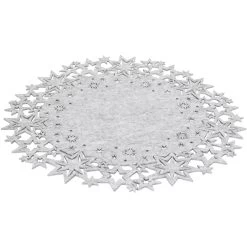 Alternative view of Platzset - Sterne - Aus Filz - Ø = 45 Cm - Grau
