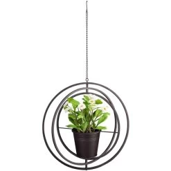 Blumenampel - Ca. 39 X 13 X 76,5 Cm - Schwarz
