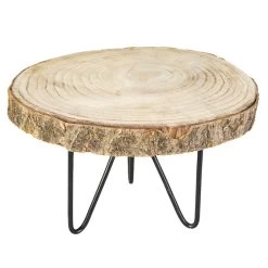 Alternative view of Dekoteller - Aus Holz - Ø = Ca. 29 Cm