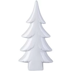 Baum - Aus Keramik - Ca. 13,5 X 6 X 26,5 Cm - Weiß