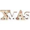 Deko-Schriftzug - XMAS - Aus Holz - 24 X 2,5 X 8,5 2 Deko-Schriftzug - XMAS - Aus Holz - 24 X 2,5 X 8,5 -Lumo Geschaft 210122