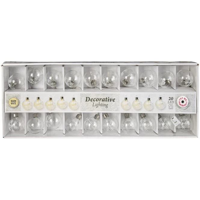 20er LED-Lichterkette - Schneeflocken - 7 M 7 20er LED-Lichterkette - Schneeflocken - 7 M – Bild 5