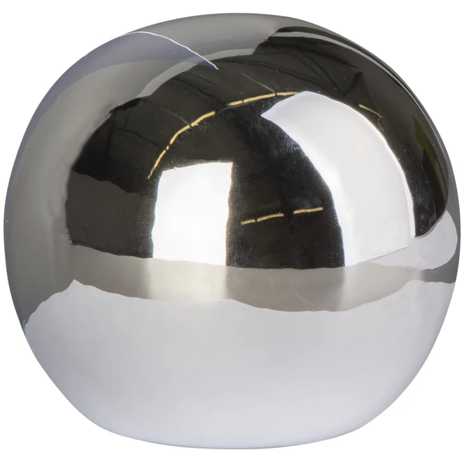 Dekokugel - Aus Dolomit - Ø = 9,5 Cm - Silber 4 Dekokugel - Aus Dolomit - Ø = 9,5 Cm - Silber – Bild 2