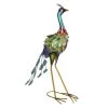 Standdeko - Pfau - Ca. 24 X 16 X 57 Cm 1 Standdeko - Pfau - Ca. 24 X 16 X 57 Cm -Lumo Geschaft 214133 neu 1