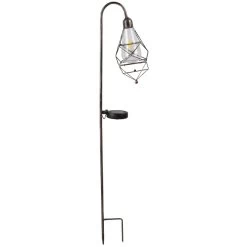 Alternative view of LED-Solarstecker - Laterne - 18 X 10 X 82 Cm