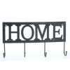 Hakenleiste - Home - Aus Metall - Ca. 48 X 6 X 26 Cm -Lumo Geschaft 217961 4016096378165 mica hakenleiste home schwarz
