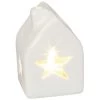 LED-Teelicht - Stern - Aus Keramik - Ca. 4,5 X 4,5 X 7 Cm -Lumo Geschaft 218282