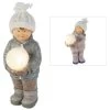 Winterkind Mit LED-Schneeball - Aus Polyresin - Ca. 11 X 10 X 20 Cm - 1 Stück -Lumo Geschaft 218386 0