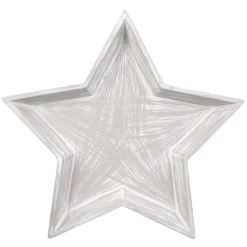 Alternative view of Dekoteller - Stern - Aus Holz - Ø = Ca. 41 Cm