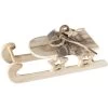 Deko-Schlitten - Aus Holz - Ca. 17 X 8 X 6 Cm -Lumo Geschaft 219071