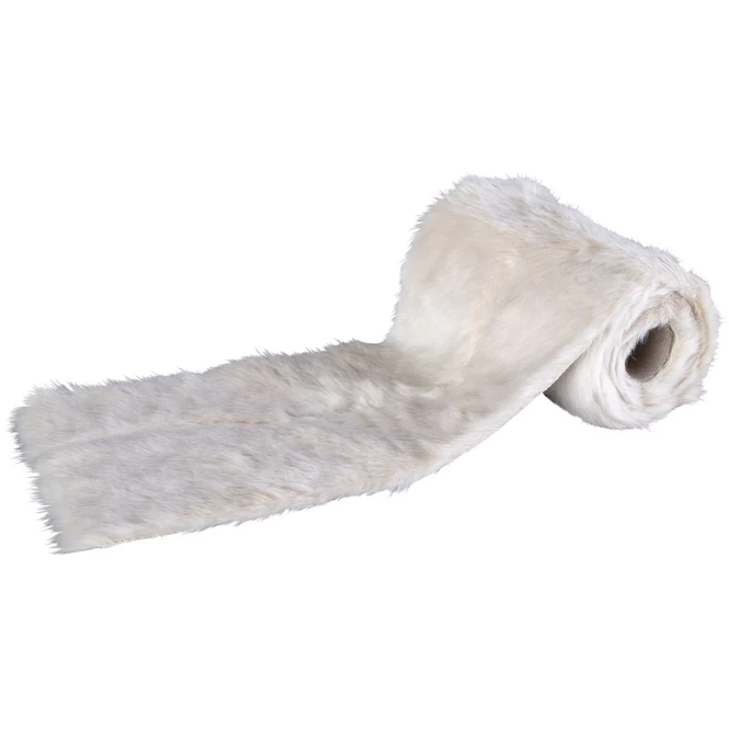 Tischläufer - Fell - Ca. 200 X 15 Cm - Weiß 3 Tischläufer - Fell - Ca. 200 X 15 Cm - Weiß – Bild 2