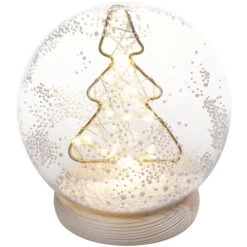 Alternative view of LED-Kugel - Baum - Aus Glas - Ø = Ca. 15 Cm