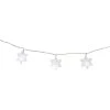 10er LED-Lichterkette - Schneeflocken - 180 Cm -Lumo Geschaft 219376 1