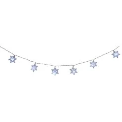 Alternative view of 10er LED-Lichterkette - Schneeflocken - 180 Cm