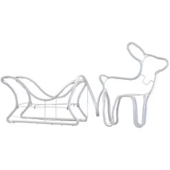 Alternative view of LED-Rentier Mit Schlitten - 77,5 X 5 X 65,5 Cm
