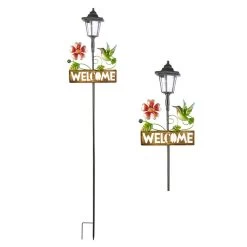 Alternative view of LED-Solarstecker - Laterne - Ca. 25,5 X 11 X 127,5 Cm - 1 Stück