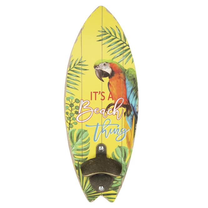 Wanddeko - Surfbrett - Aus Holz - Ca. 10 X 1 X 30 Cm - Papagei 3 Wanddeko - Surfbrett - Aus Holz - Ca. 10 X 1 X 30 Cm - Papagei