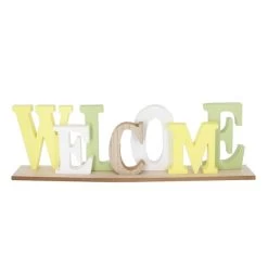Schriftzug Welcome - Ca. 46 X 5 X 14 Cm