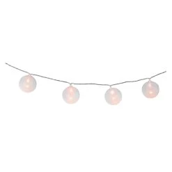 Alternative view of 10er LED-Kugellichterkette - Ø = Ca. 6 Cm - Weiß