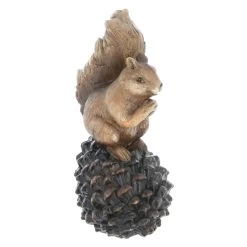 Eichhörnchen - Aus Polyresin - Ca. 11 X 9 X 20 Cm