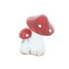 Pilze - Aus Terrakotta - Ca. 6 X 5 X 8 Cm 2 Pilze - Aus Terrakotta - Ca. 6 X 5 X 8 Cm -Lumo Geschaft 228042 neu