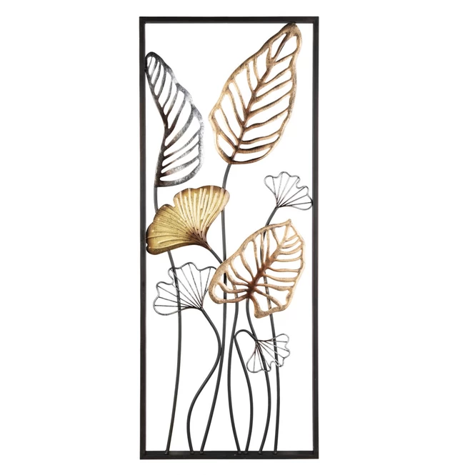 Wanddeko - Blätter - Ca. 34,5 X 2,5 X 91 Cm 3 Wanddeko - Blätter - Ca. 34,5 X 2,5 X 91 Cm