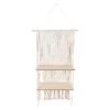 Dekohänger - Makramee-Regal - Ca. 50 X 1,5 X 120 Cm -Lumo Geschaft 229028 neu.jpog