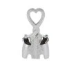 Elefantenpärchen Silber - Ca. 17,5 X 6,5 X 30 Cm -Lumo Geschaft 229173 bild 4016096412593