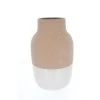 Vase Braun/weiß - Aus Keramik - Ca. 14x14x24 Cm -Lumo Geschaft 229182 bild 4016096412685