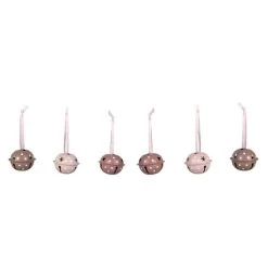 Deko-Glöckchen - Ø = Ca. 4 Cm - 6 Stück - 1 Set