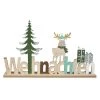 Deko-Schriftzug - Weihnachten - Aus Holz - Ca. 39 X 4,5 X 23 Cm 2 Deko-Schriftzug - Weihnachten - Aus Holz - Ca. 39 X 4,5 X 23 Cm -Lumo Geschaft 229694