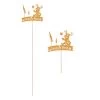 Pflanzenstecker - Willkommen - Ca. 78 X 17,5 Cm -Lumo Geschaft 229757