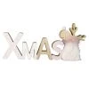 Deko-Schriftzug - XMAS - Aus Holz - Ca. 31,5 X 2 X 14 Cm -Lumo Geschaft 229847