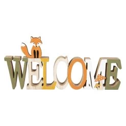 Alternative view of Deko-Schriftzug - Welcome - Aus Holz - Ca. 30 X 2 X 14 Cm