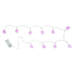 Alternative view of 10er LED-Lichterkette - Einhörner - Ca. 135 Cm - Rosa