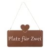 Dekohänger - Platz Für Zwei - Ca. 33 X 21 Cm -Lumo Geschaft 230257 4016096418076 mica living dekohaenger platz fuer zwei 01