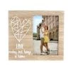 Bilderrahmen - Love - Aus Holz - Ca. 20 X 0,5 X 19 Cm -Lumo Geschaft 231313 4016096420499 mica bilderrahmen neu