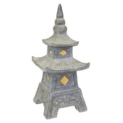 Alternative view of LED-Solarturm - Aus Magnesia - Ca. 23 X 23 X 53,5 Cm