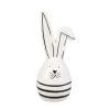 Hase In Eiform - Aus Dolomit - Ca. 4,5 X 4 X 11 Cm 2 Hase In Eiform - Aus Dolomit - Ca. 4,5 X 4 X 11 Cm -Lumo Geschaft 233904 4016096423902 MICA LIVING Hase weiss schwarz Eiform klein 01