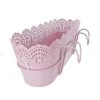 Hängepflanztopf Mit Spitze - Rosa - Aus Metall - Ca. 50 X 15 X 18 Cm 2 Hängepflanztopf Mit Spitze - Rosa - Aus Metall - Ca. 50 X 15 X 18 Cm -Lumo Geschaft 234110 bild 4016096424459