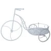 Pflanzständer Fahrrad Weiß - Aus Metall - 55x25x32 Cm 2 Pflanzständer Fahrrad Weiß - Aus Metall - 55x25x32 Cm -Lumo Geschaft 234286 Bild 4016096425036
