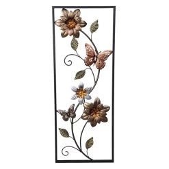 Wanddeko - Blumen - Ca. 90,5 X 35 Cm