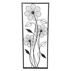 Wanddeko - Blumen - Ca. 34,5 X 2 X 91 Cm