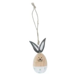 Dekohänger - Hase - Aus Holz - Ca. 4 X 4 X 8 Cm - 1 Stück