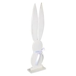 Hase - Aus Holz - Ca. 15 X 7 X 60 Cm 5 Hase - Aus Holz - Ca. 15 X 7 X 60 Cm -Lumo Geschaft 234672 2 neu