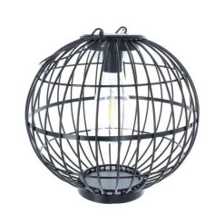 Solarlampe - Kugel - Schwarz - Aus Metall - Ca. 25 X 25 X 24 Cm