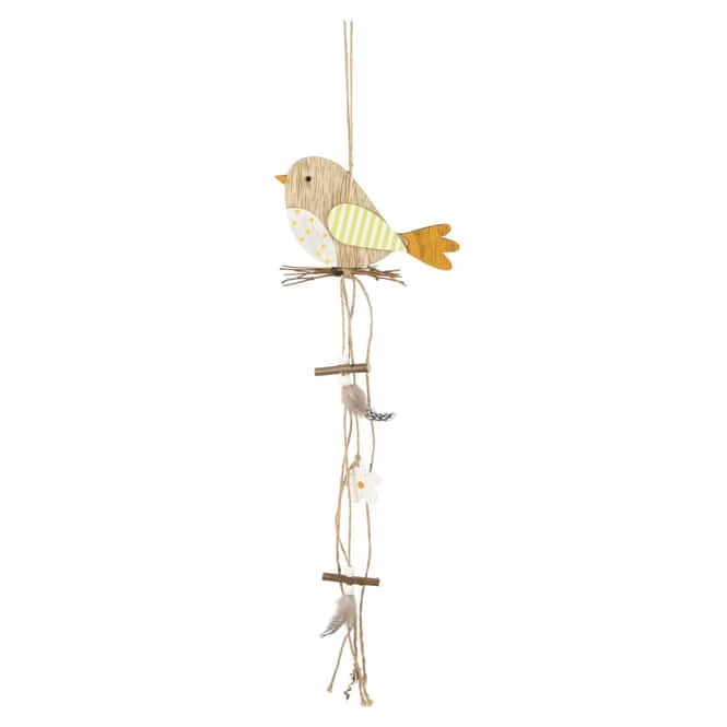 Dekohänger - Vogel - Aus Holz - Ca. 16 X 1 X 58 Cm 3 Dekohänger - Vogel - Aus Holz - Ca. 16 X 1 X 58 Cm