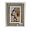 Bilderrahmen - Seesterne - Holz Mit Kordel - Ca. 19 X 1,5 X 24 Cm -Lumo Geschaft 235384 Bild 4016096428501