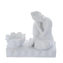 Teelichthalter Buddha - Ca. 14 X 7,5 X 12 Cm